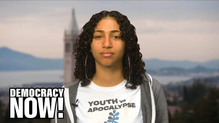 Green New Deal: Young Activist to Dianne Feinstein: "We're the ones affected!"