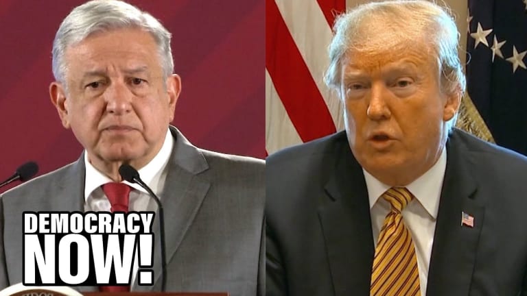 Democracy Now! : Trump Creates Fake Crisis Then Proclaims a Fake Solution