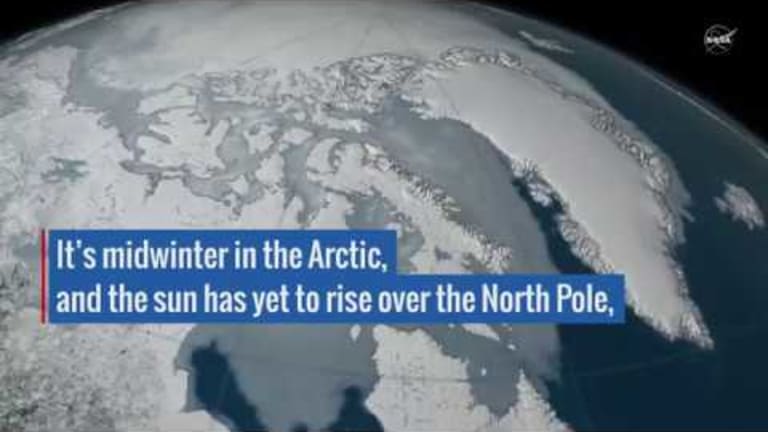 NASA studies an unusual Arctic warming event 