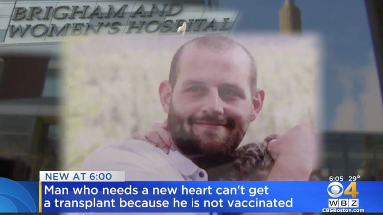 Man Refuses Vaccine is Removed From Heart Transplant List