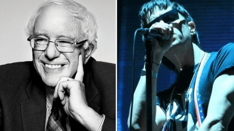 The biggest indie rock gig of the year is a Bernie Sanders rally