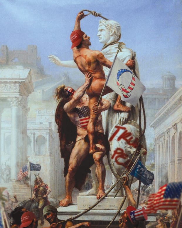 The Sack of Rome in 410 by the Vandals (1890)